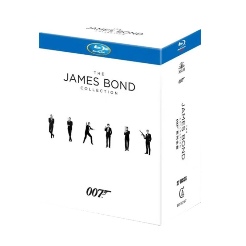 Blu-ray American Movie The James Bond Collection 007 Box Set BD25 27 แผ่น A0101