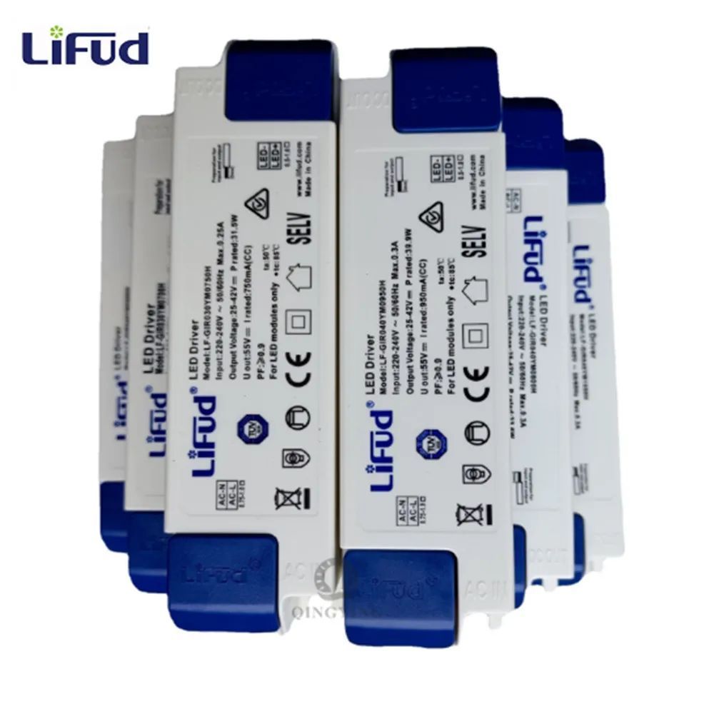 LiFud LED Driver 25-40V 800mA 900mA 1000mA 1050mA 1200mA 1300mA 1400mA 1500mA 40-60W LF-GIFxxxYS YM 