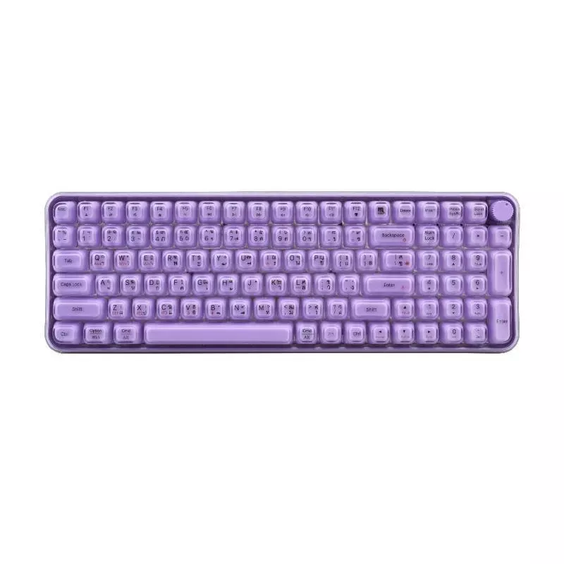GEEZER คีย์บอร์ดไร้สาย รุ่น JELLY สีม่วง รองรับ WINDOWS MACOS ANDROID