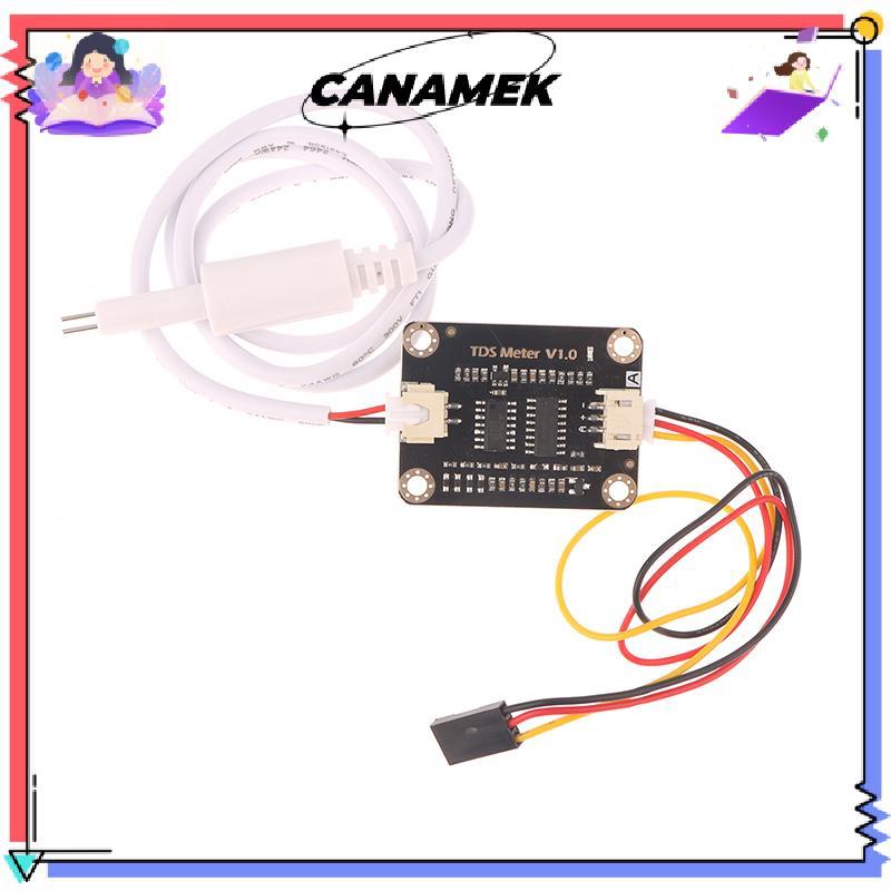 [CANAMEK] TDS Sensor เซ็นเซอร์การนําไฟฟ้าสําหรับการตรวจจับของเหลวโมดูลตรวจสอบคุณภาพน้ํา DIY TDS ออนไ