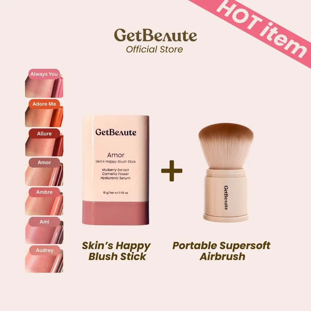 GetBeaute | [Set] เซ็ตบลัชสติ๊ก + แปรงคาบูกิ