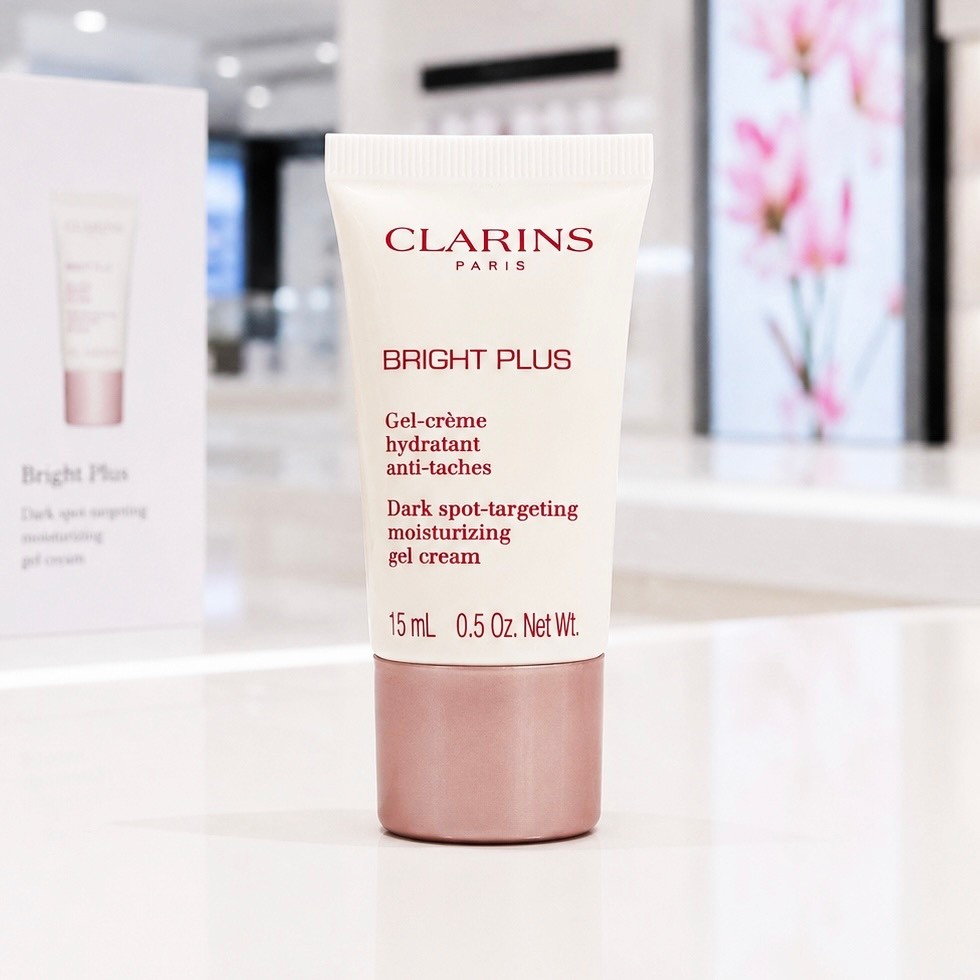 Clarins Bright Plus Dark Spot-Targeting Moisturizing Gel Cream 15 ml (ป้ายไทย)
