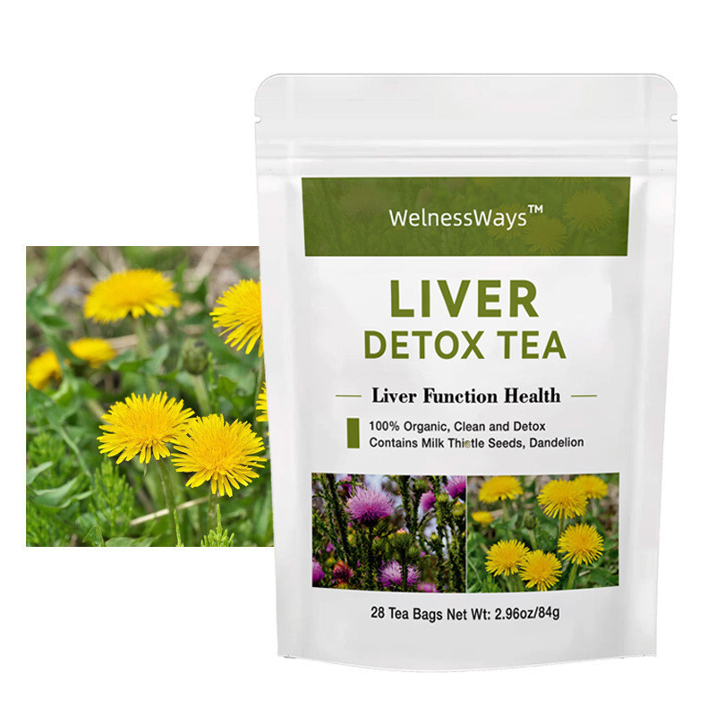 ยี่ปิน✨Liver Detox Tea Liver Detox Tea ชาเพื่อสุขภาพสูตรสมุนไพร Daily Stay Up Night Auxiliary Condit