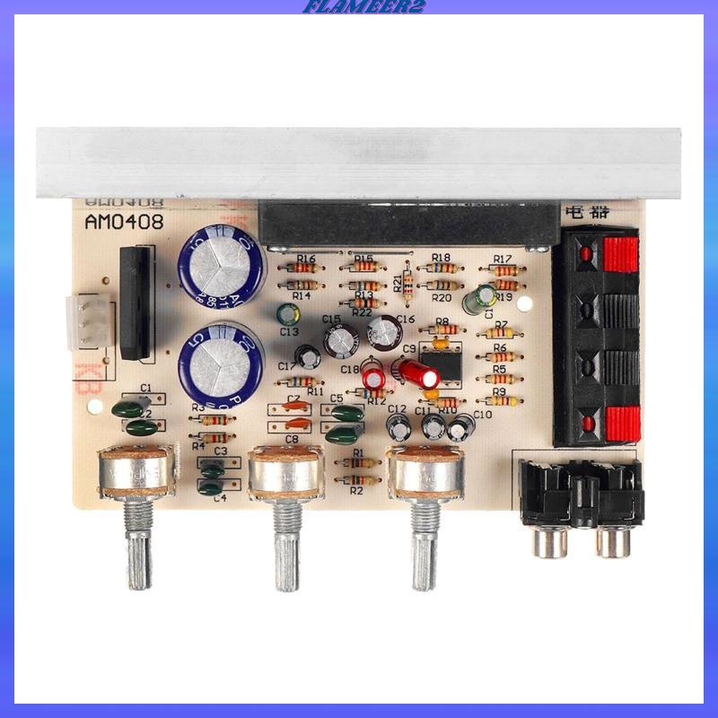 [Flameer2] DX0408 100W Dual Channel Digital Power Audio สเตอริโอเครื่องขยายเสียง DC 12V
