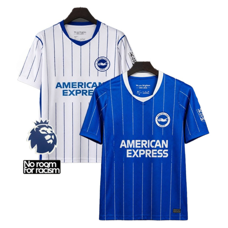 แฟนๆ edition 26/27 ซีซั่น Brighton เสื้อเหย้า เสื้อกีฬา S-4XL