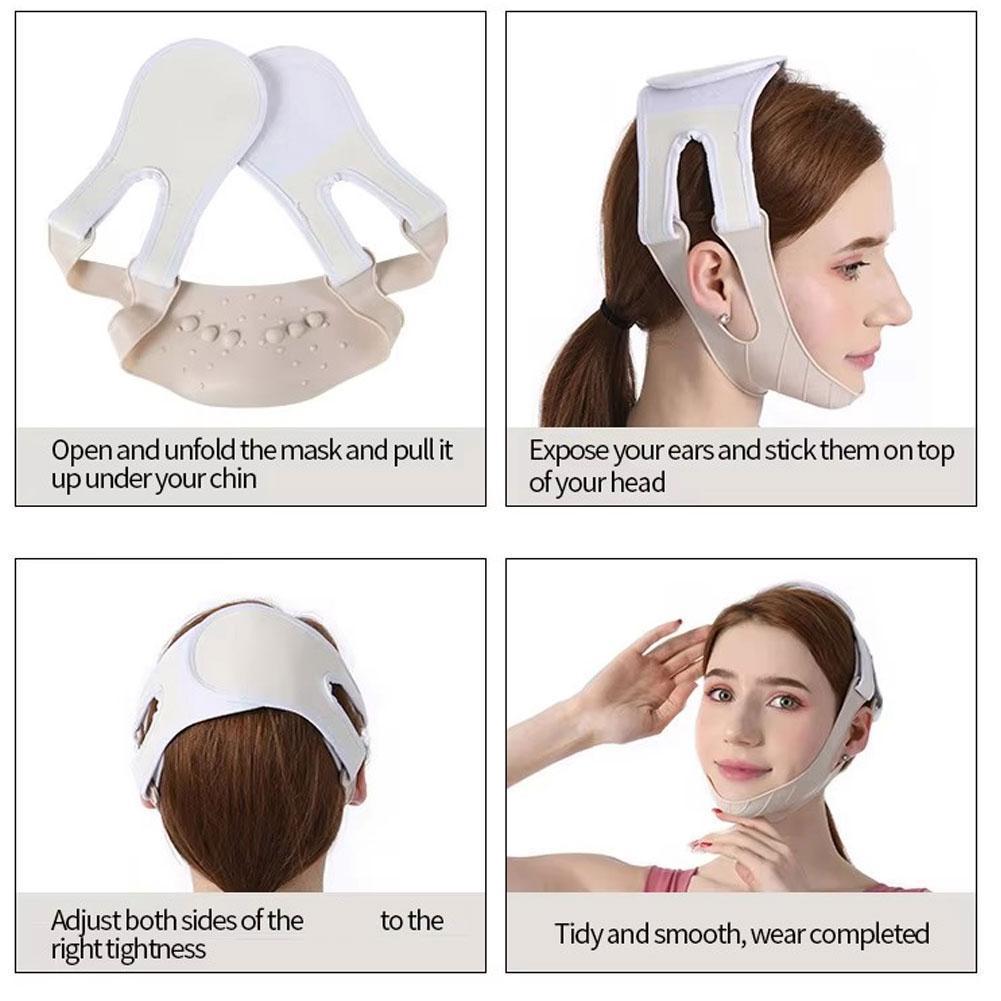 new สไตล์silicone ยืดหยุ่น V รูป Face Mask Face Care E1w7 Lift Mask เครื่องมือผิว F2d2