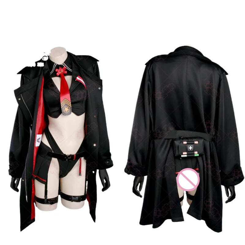 Game Nikke Emma Cosplay Costume  Role Play Women Girls Sexy Elegant Halloween Party Dress Suit Full 