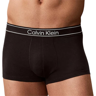 CALVIN KLEIN กางเกงในผู้ชายแพ็ค 3 ชิ้น Viscose Cotton Blend ทรง Low Rise Trunk รุ่น NP2828O UB1-สีดำ