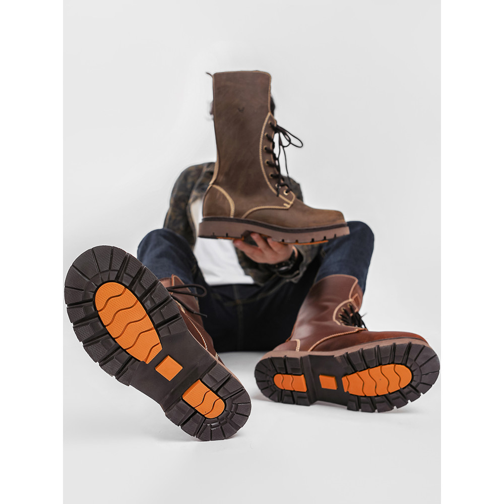 Martin Boots Mens Boots High Boots Rider Boots Motorcycle Cowboy Boots Harley Boots Overall Boots Br
