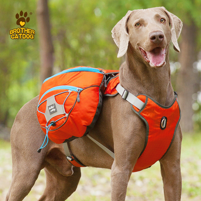 Pet Dog Self-Backpack Large Dog Outing Self-Backpack Golden Retriever Samoyed Erha Backpack I