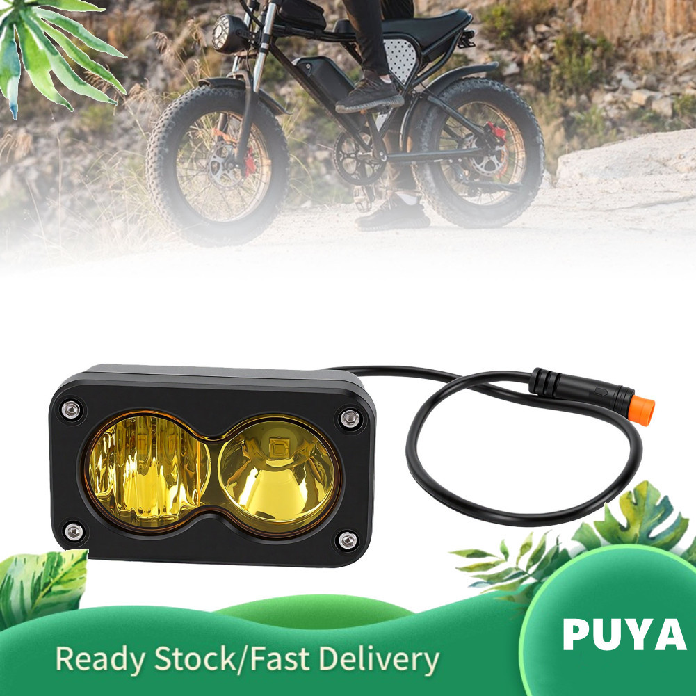 Puya Puya 3 นิ้ว LED ไฟหน้า Fit สำหรับ Ridstar Q20 High Beam Mountain ไฟฟ้า Pin กันน้ำ Connector