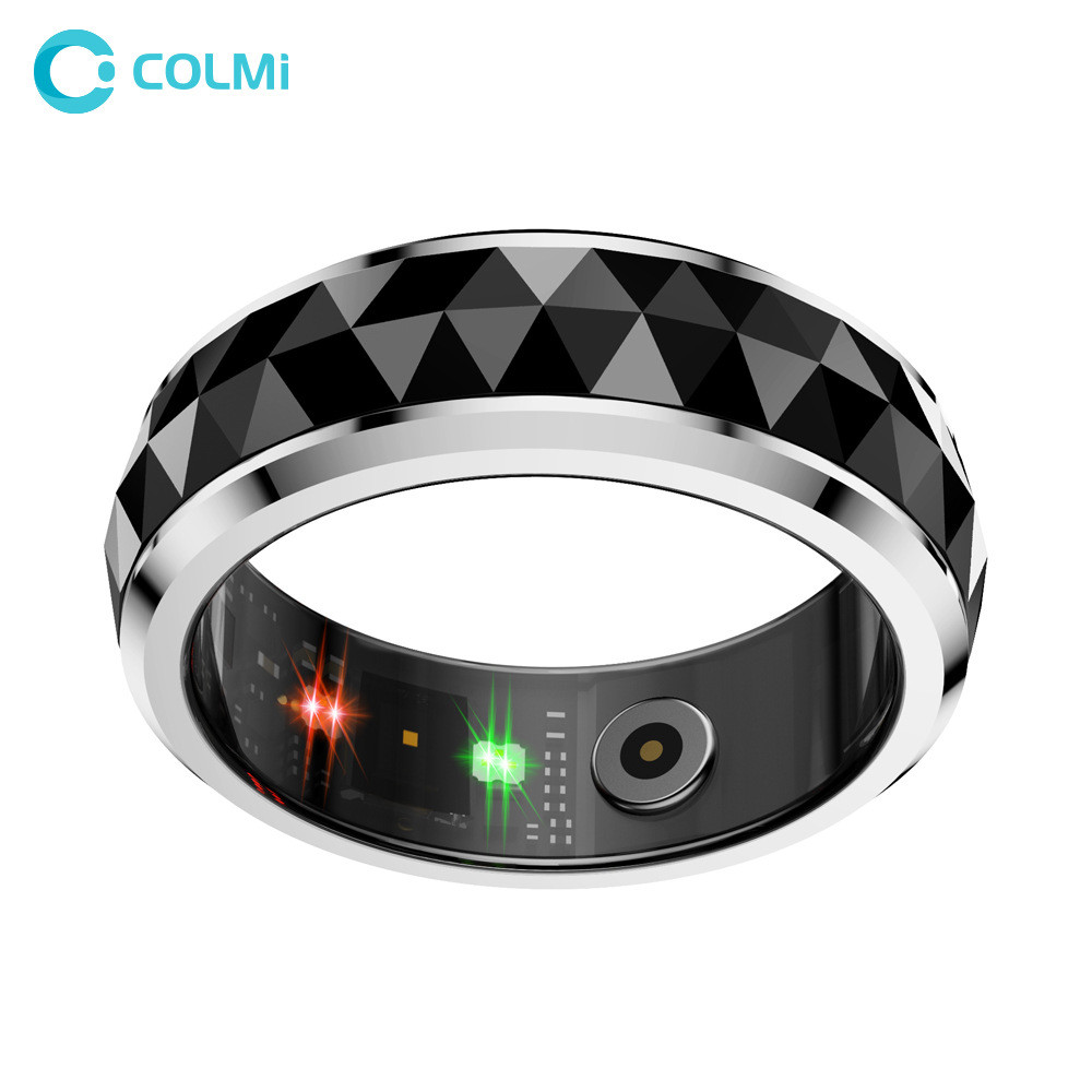 COLMI R11 Fidget Spinner บรรเทาความวิตกกังวลแหวนพร้อมกล่องชาร์จ,การตรวจสอบการนอนหลับเพื่อสุขภาพ, TMM