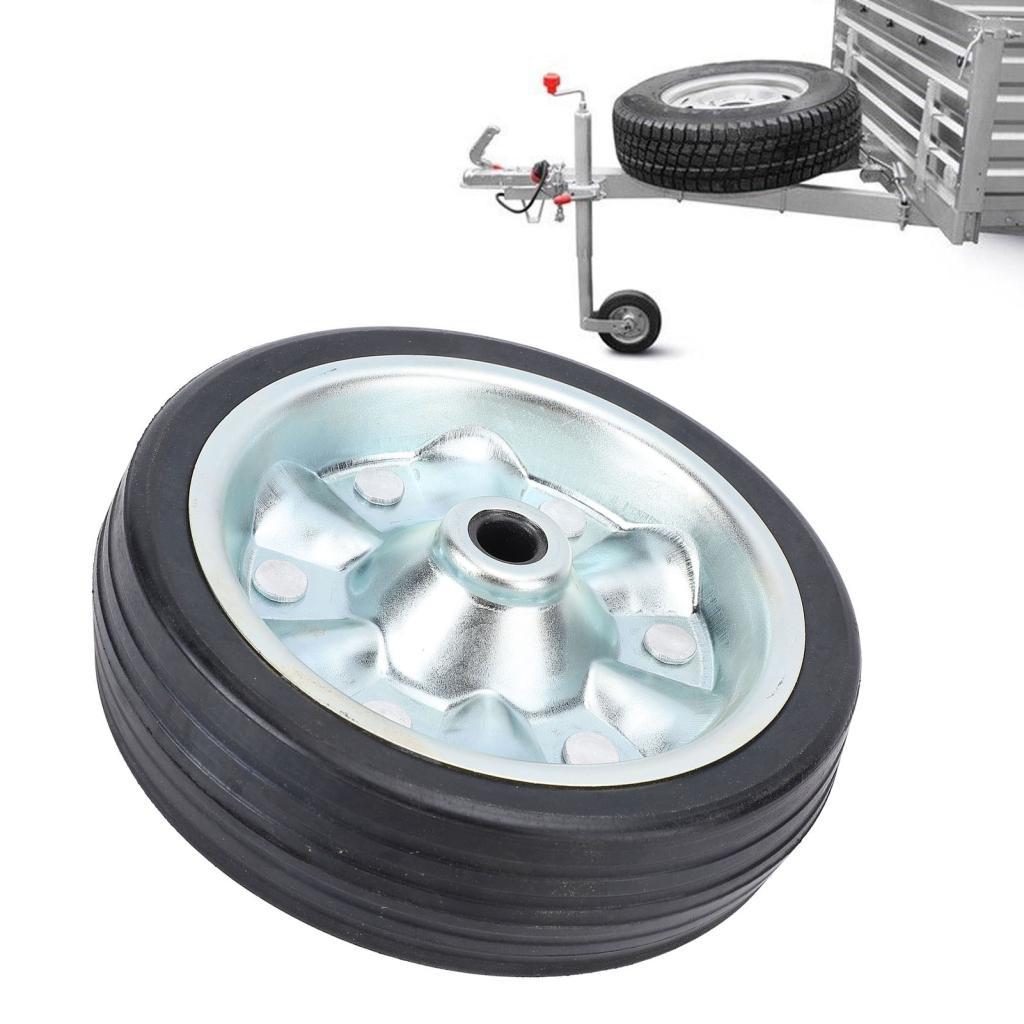 Loloshop 8 นิ้ว RV แจ็คล้อ Heavy Duty 1500lbs โหลดความจุ Trailer 54 มม.ล้อหมุน