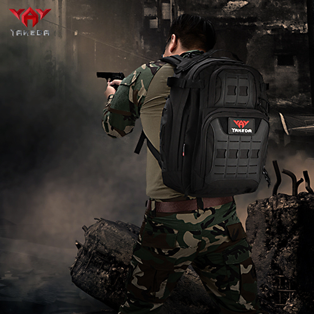 Outdoor travel, mountaineering, camping backpack 45L Camouflage3P Assault Tactical Backpack