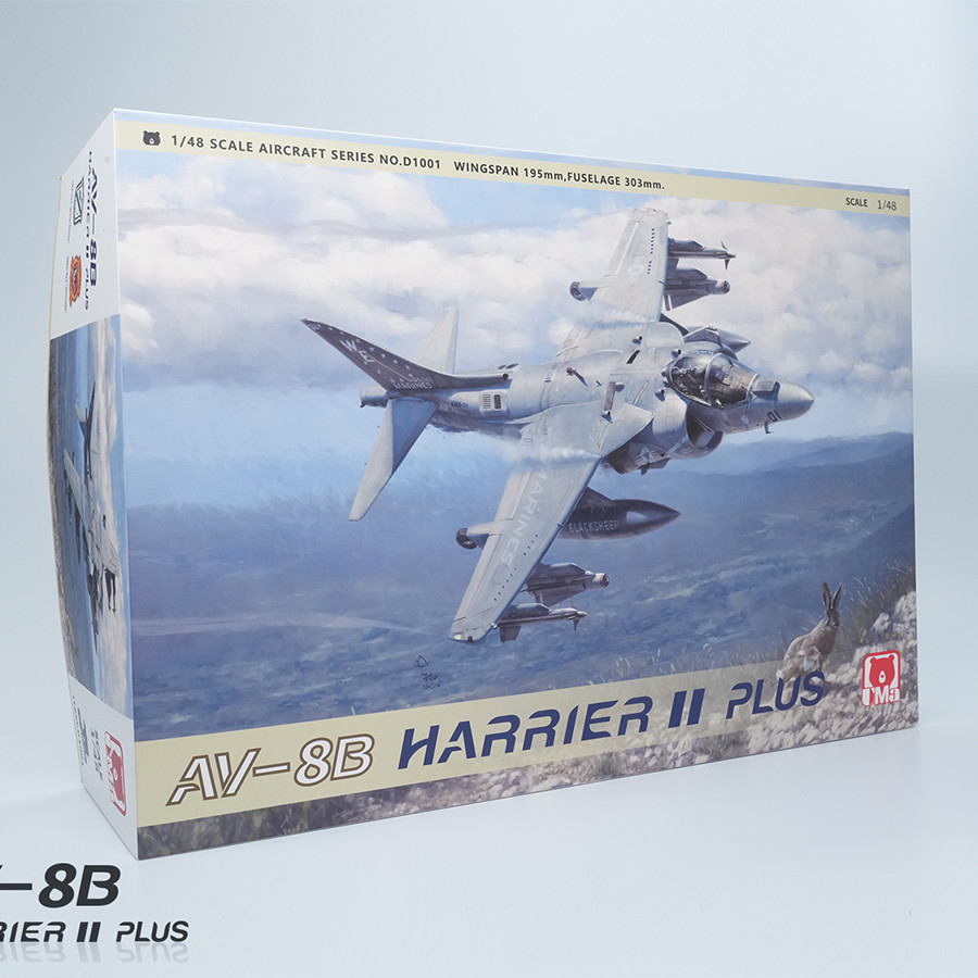 ข้อเสนอพิเศษพร้อมสต็อก UMa ประกอบเครื่องบิน 1/48 อเมริกัน AV-8B Sandpiper II PLUS เครื่องบินโจมตี D1