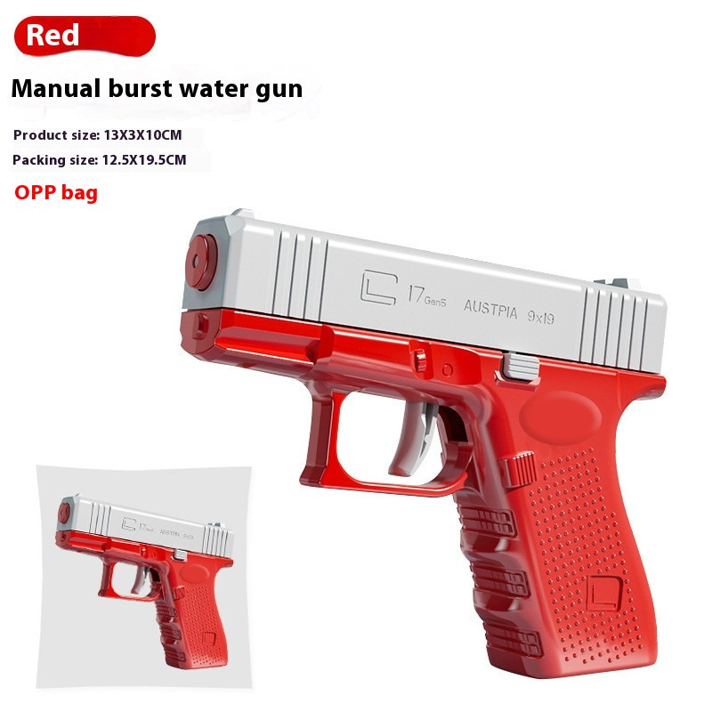 Zerotogue Mini Manual Glock Water Gun สําหรับเด็กที่มีความสนุกสนานระยะไกล