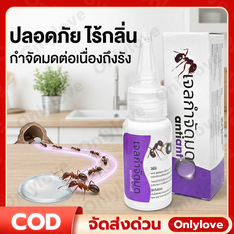 เจลกำจัดมด กำจัดมด ยกรัง ไร้กลิ่น ไม่ฟุ้งกระจาย 30/50 กรัม ยาฆ่ามด กําจัดมด