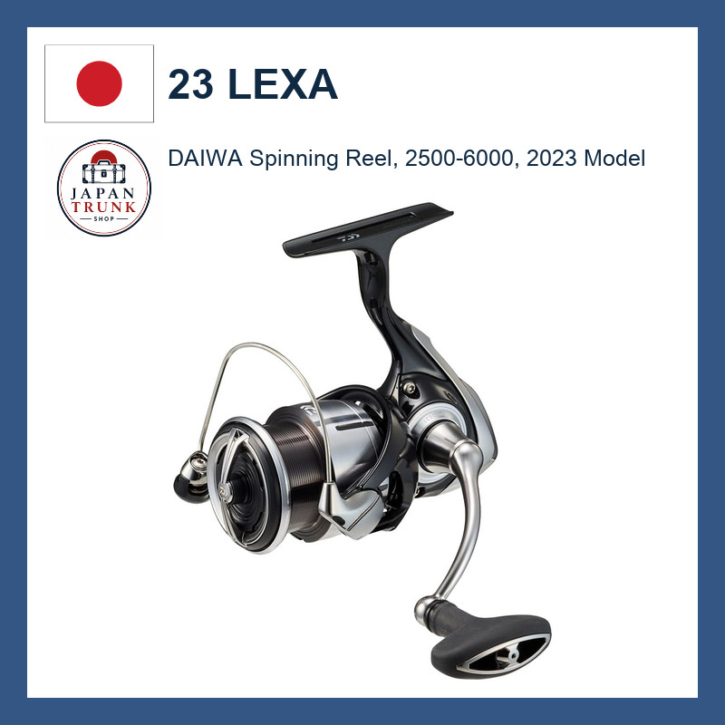 Daiwa 23 LEXA LT Spinning Reel - LT2500 to LT6000, Standard/High/Extra-High Gear Options