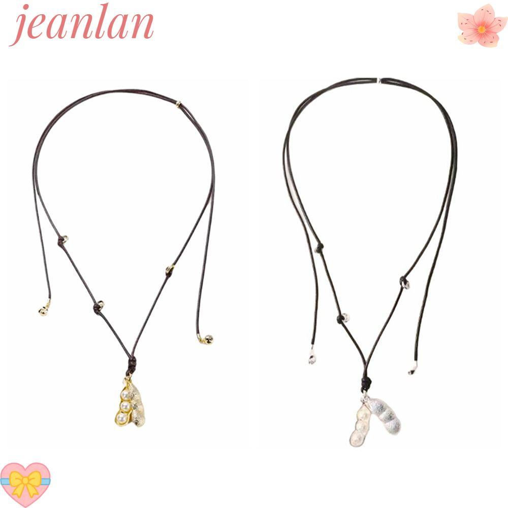 สร้อยคอ JLAN, สร้อยคอ Pea Pod แบบโซ่ยาว, ของขวัญโซ่เสื้อกันหนาวเชือกแฟชั่น