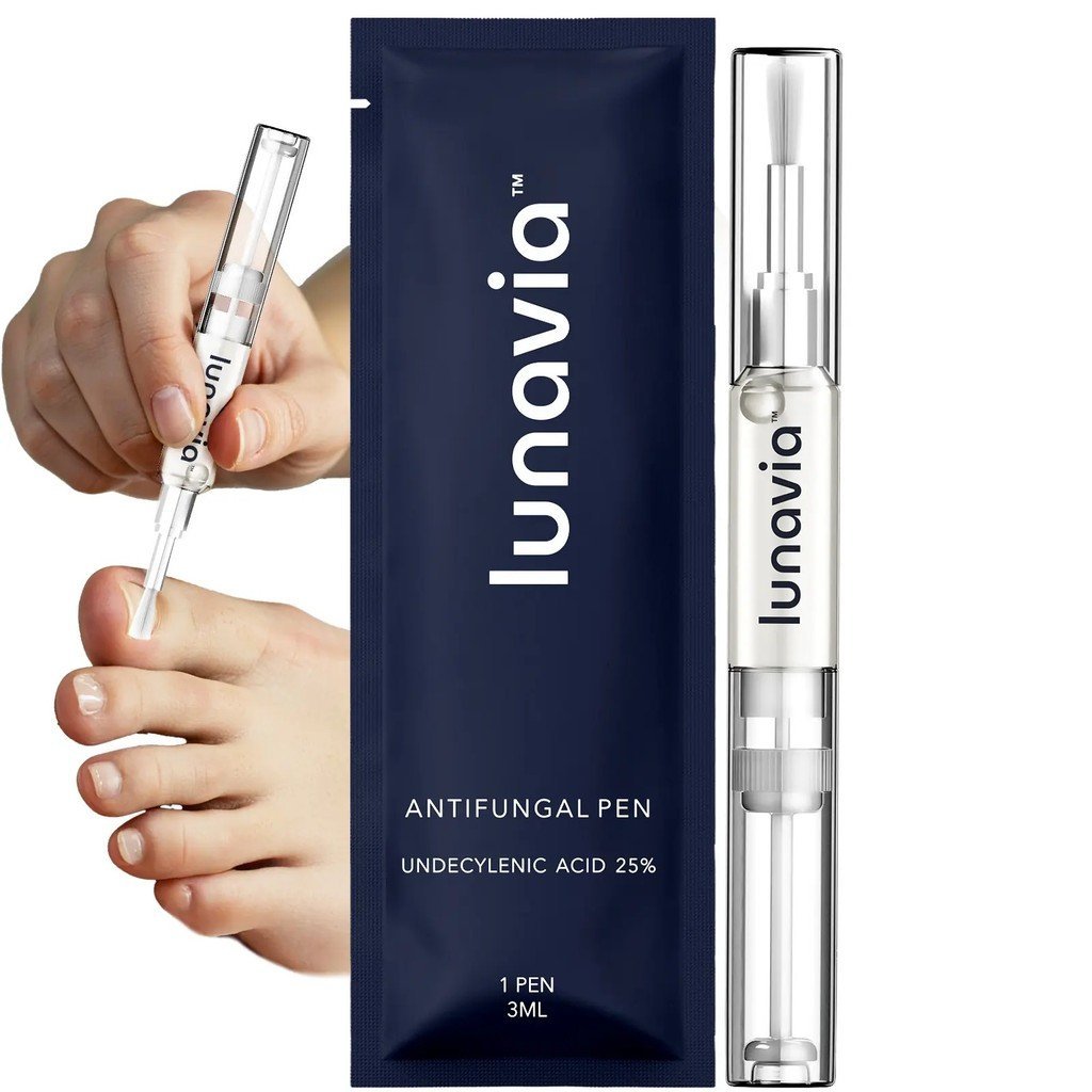 ปากกาต้านเชื้อรา Lunavia - UNDECYLENIC ACID 25% - แก้นักกีฬามากที่สุดของเท้า Jock Itch และกลาก