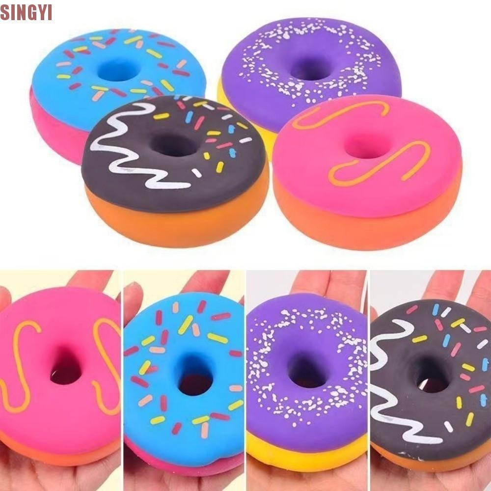 SINGYI Donut Squeeze ของเล่น, Donut Shape Soft TPR Donut Slow Rebound ของเล่น,จําลองอาหารขนมหวานสไตล