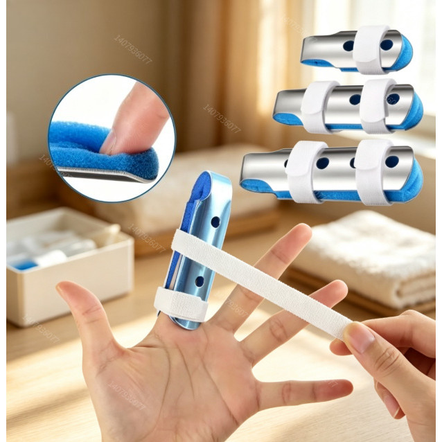 1 ชิ้น Finger Splints Metal Finger Support Finger Stabilizer สําหรับผู้ใหญ่และเด็ก Finger Knuckle Jo