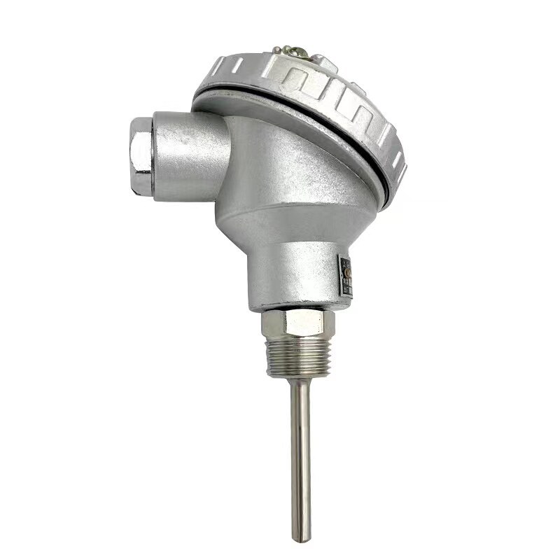 Wzp231 Platinum ความร้อนความต้านทานเกราะเกลียวอุณหภูมิ Sensing Probe 431 สุขอนามัย Quick ติดตั้ง Chuck pt100 อุณหภูมิ Sensor