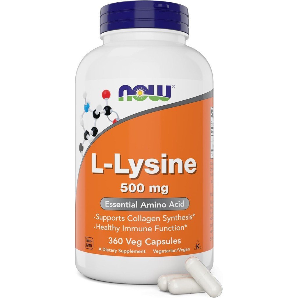 ตอนนี้ LL-Lysine 500mg, 360 แคปซูลมังสวิรัติ ZF3O