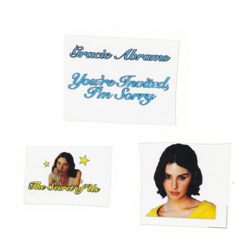Gracy Abrams Gracie Abrams Gracy Star Merchanded Crystal Transfer Sticker