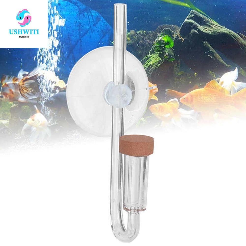 MLINX CO2 Refiner U รูปร่างถ้วยดูดตรวจสอบวาล์วอะคริลิคโปร่งใส Live Plant Bubble Counter