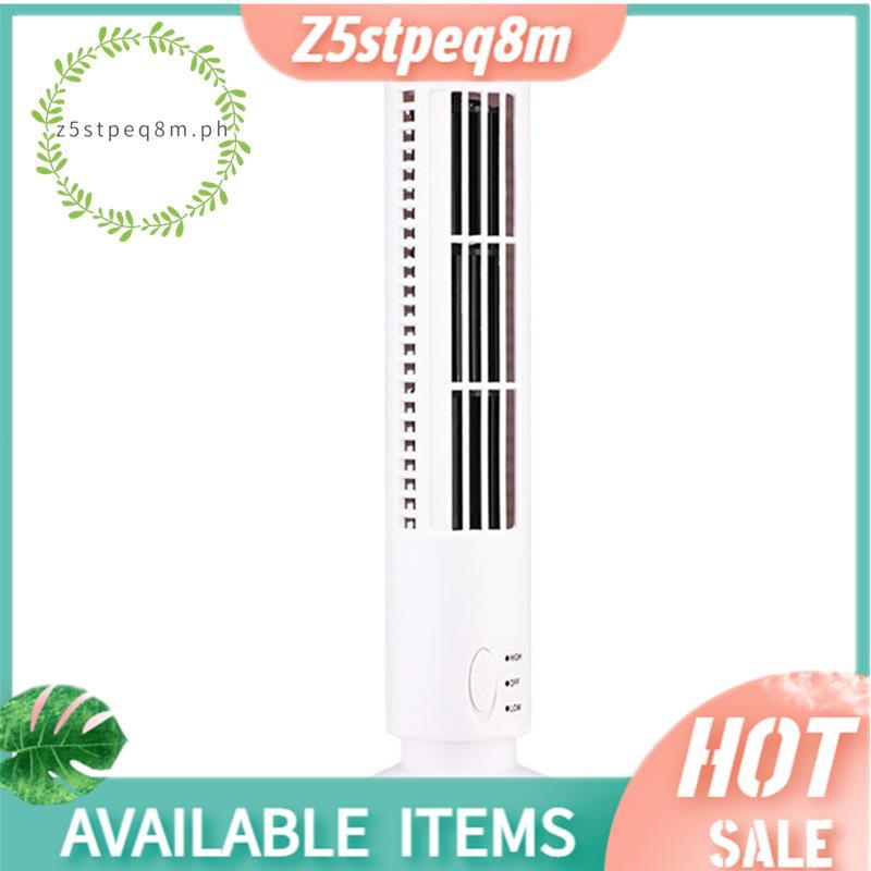 ใหม่ USB Tower Fan Bladeless Fan Tower พัดลมไฟฟ้าเครื่องปรับอากาศแนวตั้งขนาดเล็ก พัดลมยืนไร้ใบพัด