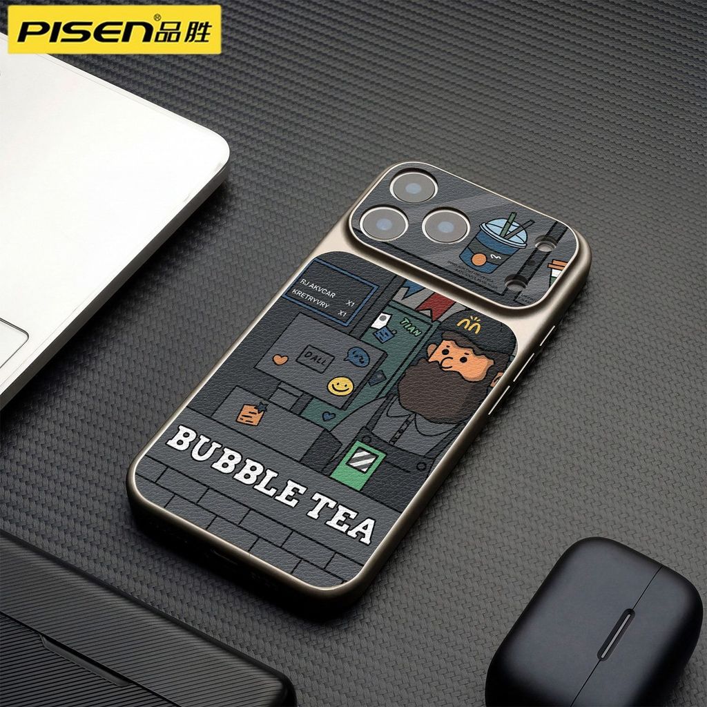 เคส iqoo 13 iqoo z9 5g เคส Pinsheng เหมาะสําหรับ iPhone17 พร้อมเคสโทรศัพท์ปุ่ม Ai Apple 16promax Van
