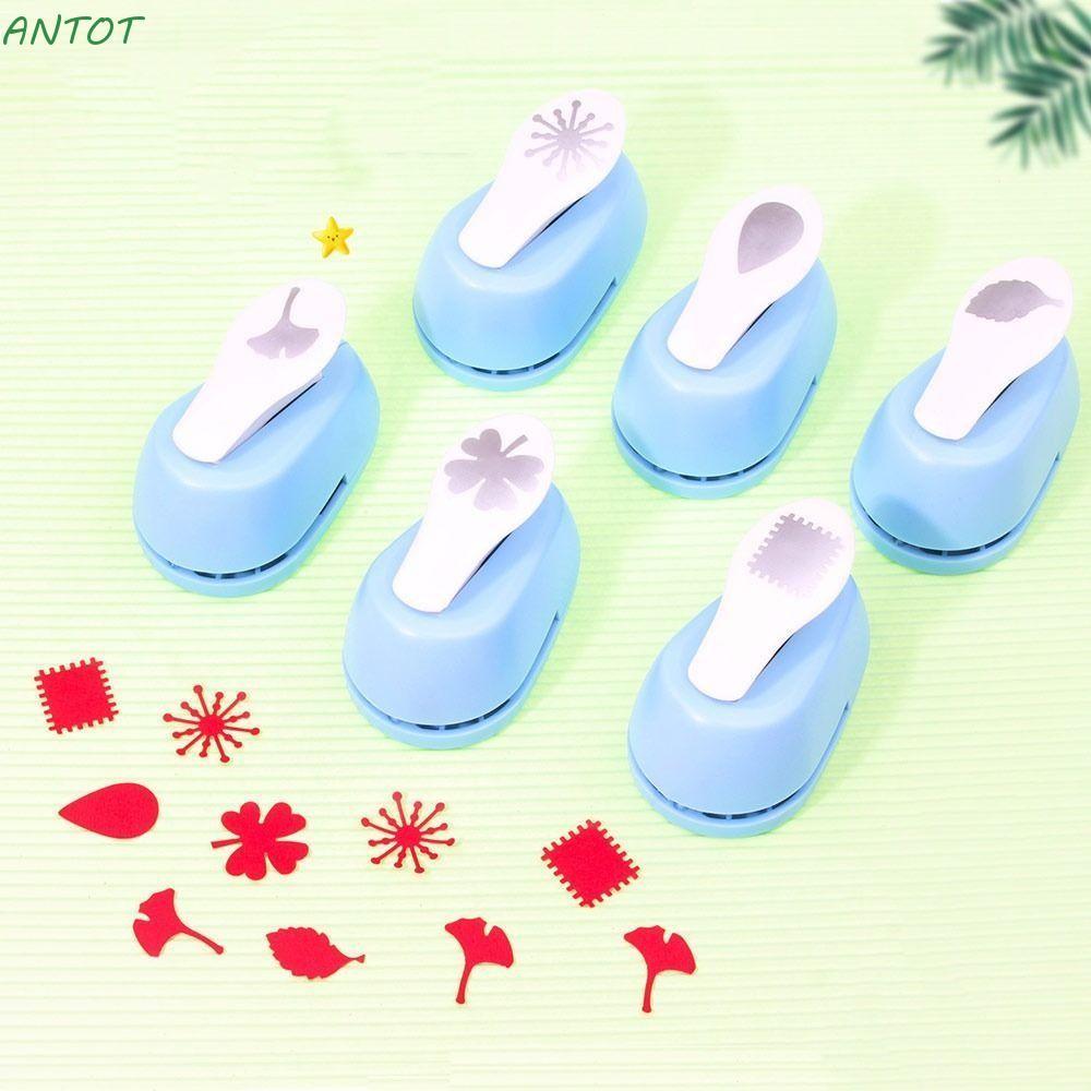 ANOT Stamp Punch Embosser, Multi-shape Craft Punch, Mini DIY Toothed Puncher งานฝีมือทําด้วยมือ