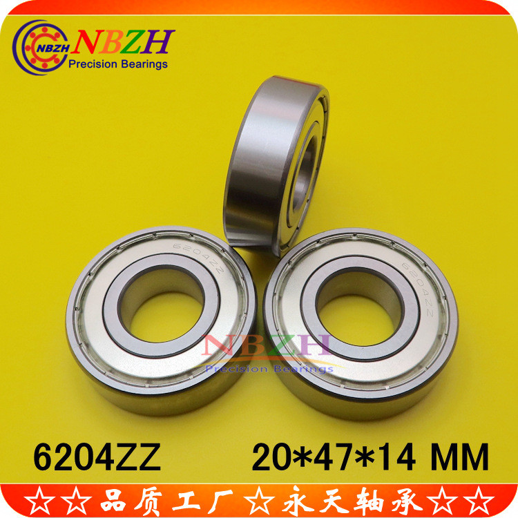 สแตนเลสแบริ่งคุณภาพสูง S6204ZZ 6204ZZ 6204-2RS 20 * 47 * 14 มม. GNUG