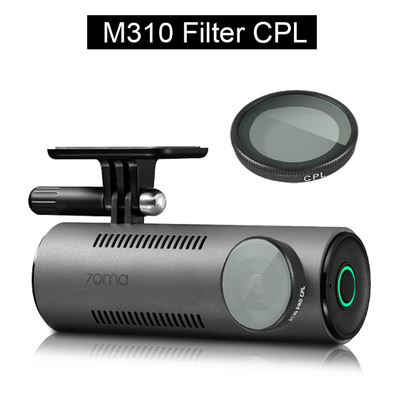 สําหรับ 70mai Dash Cam M310 HD เลนส์ป้องกันฝุ่น Anti Glare CPL Filter สําหรับ 70mai M310 VHB สติกเกอ