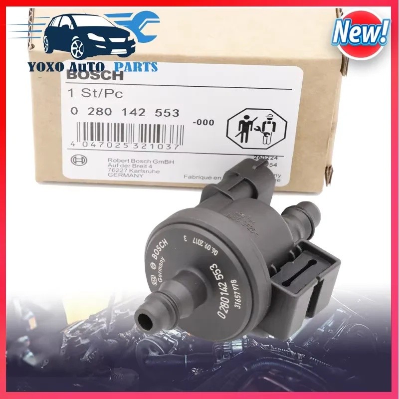 ไลลี่ 0280142553 1PCS Fit สําหรับ VOLVO XC40 S90 XC90 XC60 Purifying ไอเสีย Steam Solenoid 028014255