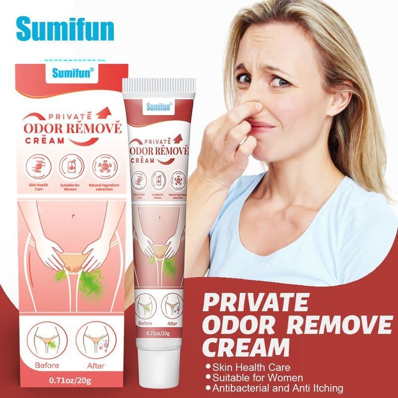 Sumifun女性私处止痒抑除臭霜淡化异味止汗除. 臭膏20gHuanzhen Grass Oro Cream Plant Herbal Antipruritic And Soothing Cream