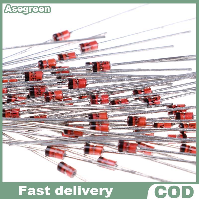 [Asegreen] 50 ชิ้น 1W 5.1V ซีเนอร์ไดโอด 1N4733A 1N4733 IN4733A IN4733 5V1 โวลต์ DO-35