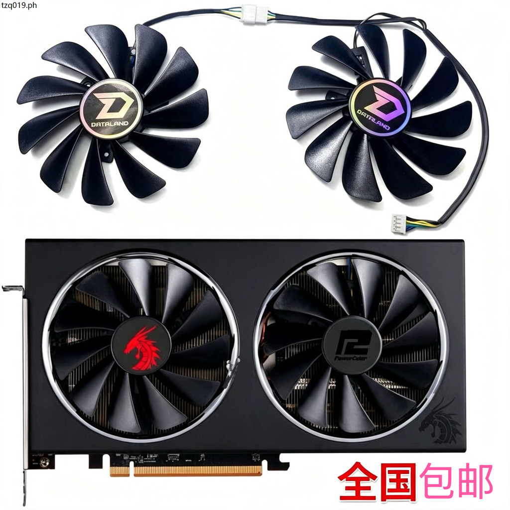 Shaoxun/Dilan PowerColor RX 5600xt 5700 5700xt Red Dragon Red Dra พัดลมกราฟิก