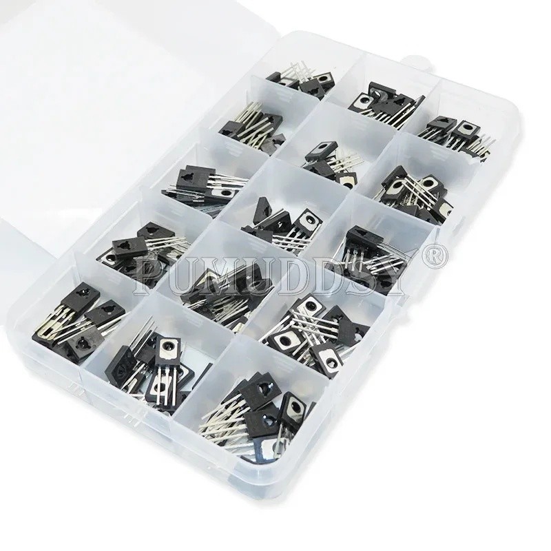 TO-126 ทรานซิสเตอร์ Assortment Kit Pack B772 D882 BD139 BD140 C106 D669 B649 D237 D238 13003 BD136 B