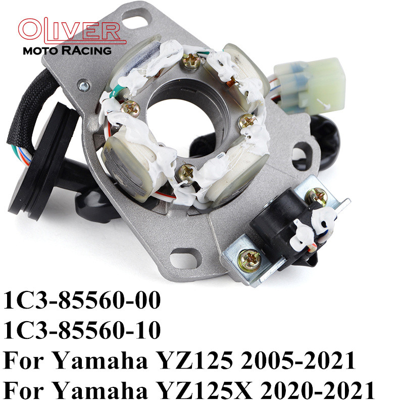 YZ 125 X Magneto Stator Coil สําหรับ Yamaha YZ125 2005-202021 YZ125X YZ 125X 1C3-85560-10