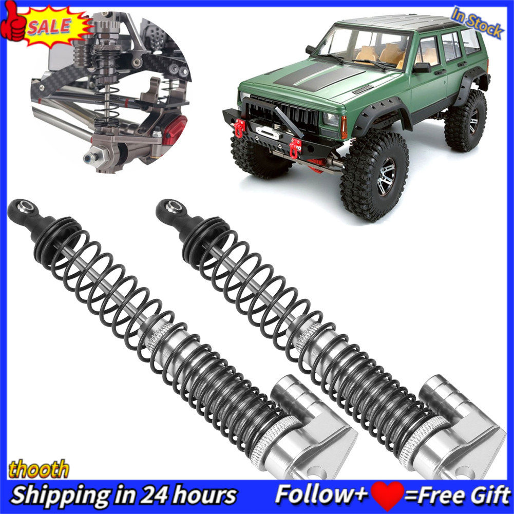 Thooth RC โช้คอัพ 1/10 Scale โลหะ Damper Shocks ประสิทธิภาพสูงพร้อม Stable ขับรถสำหรับ SCX10II D90 9