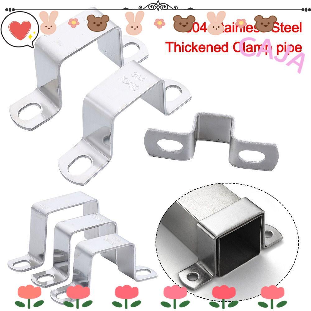 CAJA1 Ohm Tube Card,คลิปประปากระชับHorsebackท่อClamp,Thicken Fastening Buckles 304 สแตนเลสM-รูปU-รูป