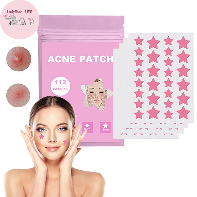 LadyHome 112 ชิ้น/เซ็ตสิว Patch สิวที่มีสีสันที่มองไม่เห็น Skin Care Stiers คอนซีลเลอร์ Face Spot Be