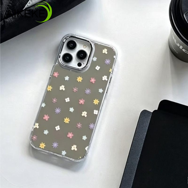 ดอกไม้สดกระจกเคสโทรศัพท์สําหรับRealme C25 C25S C25Y C21 C21Y C20 C20A C17 C15 C12 C11 C1 P4X 4G P4R 