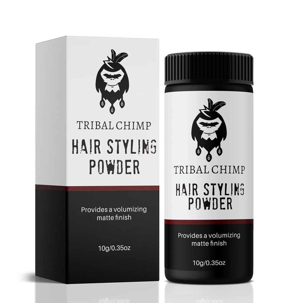 Tribal Chimp Hair Stying Powder for Men & Women – Hair Volumizer & Texture Powder for All Hair Types