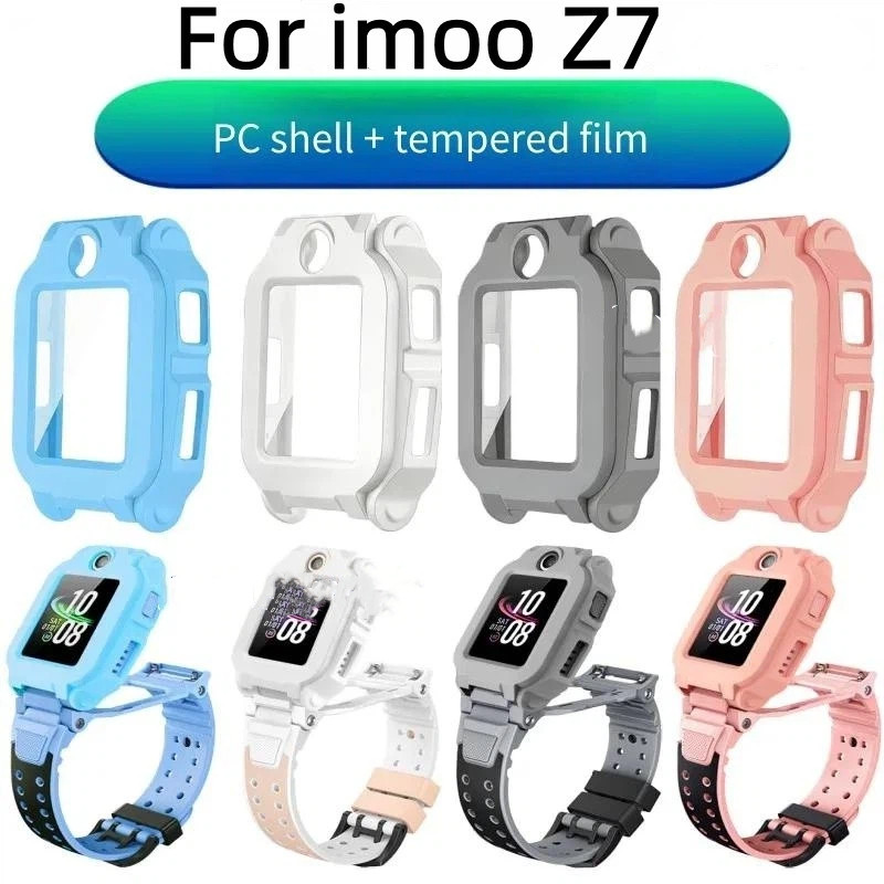 เหมาะสําหรับ imoo Z7 เคสพีซีโปร่งใส + ฟิล์มกระจกรวมเคสป้องกันการตก imoo Z7 เคส Original imoo Z7 Case