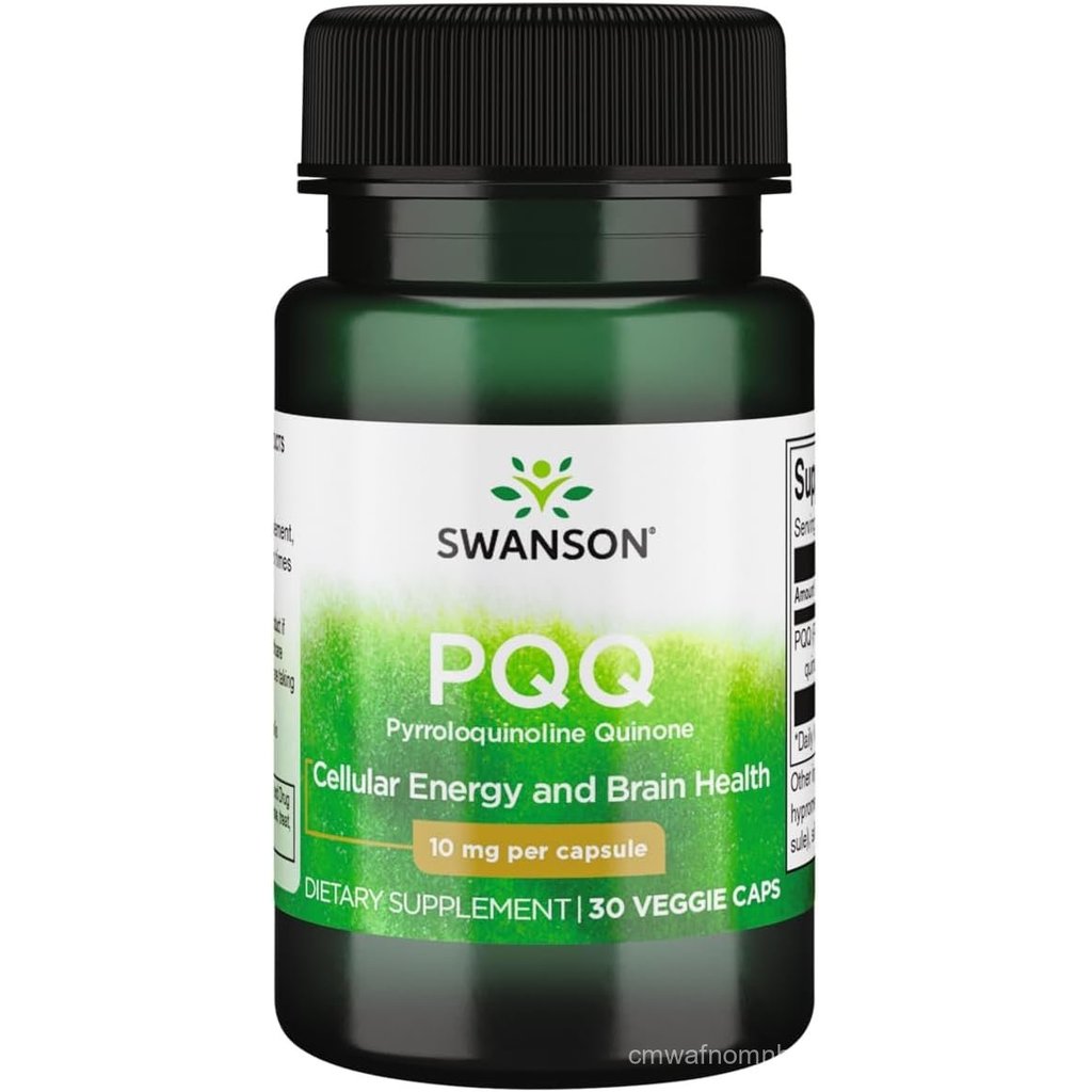 Swanson Pqq Pyrroloquinoline Quinone 10 Milligrams 30 Veg Capsules