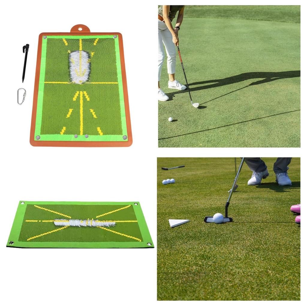 [Lszcx6l] Golf Hitting Mat Golf Training Mat Golf Swing Mat Batting Pad Golf Practice Mat
