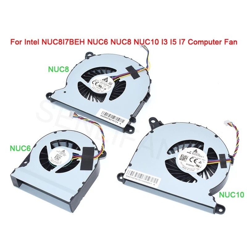 LJJ สําหรับ Intel NUC6I7KYK NUC8I7BEH NUC6 NUC8 NUC10 I3 I5 I7 KSB0605HB KSB0605HBW5Y BSC5HA BSC5HA0